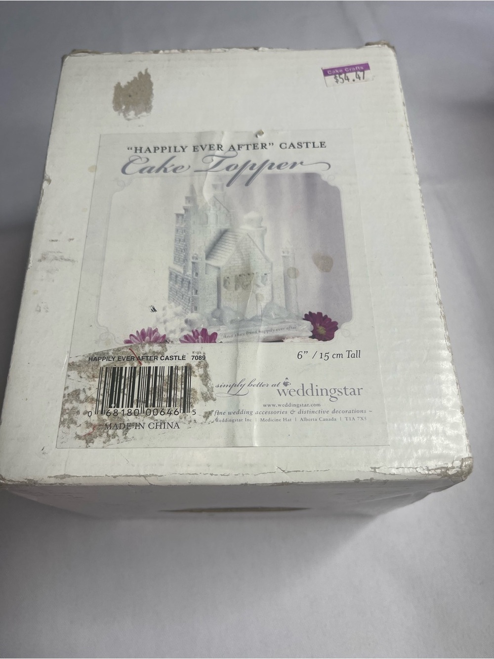 Happily Ever After Castle Cake Topper - wedding star